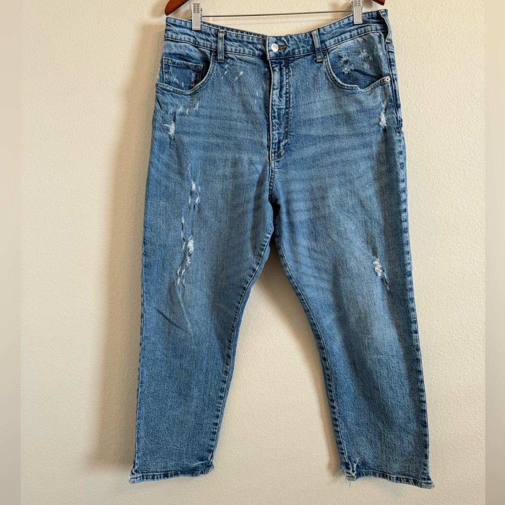 Pilcro & Anthropologie Distressed Jeans Light Wash size 32